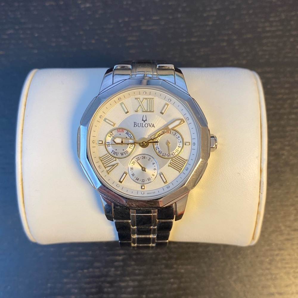 Bulova Sport Chronograph Stainless Steel Watch
